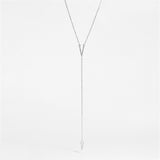S925 Sterling Silver Long Tassel Y-shaped – Jewelry Gift Ideas — 4