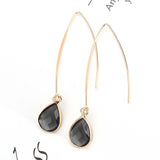 Simple Personality Crystal Water Drop Earrings – Birthday Gifts — 4