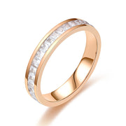 Fashion Rhinestones Rings Women Stainless Steel Ring – Stylish Gifts — 2