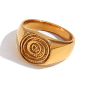 Fashion Temperament Fingerprint Ring For Women – Stylish Gifts — 2