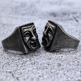 Hip Hop Street Grimace Skull Titanium Steel Ring – Stylish Gifts — 2