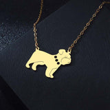 Men And Women Fashion Cute Dog Bulldog Pendant – Jewelry Gift Ideas — 3