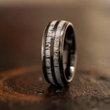 Tungsten Steel All Photoelectric Black Ring – Small Gift Ideas — 5