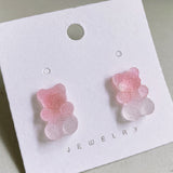 Fruit Juice Jelly Bear Earrings Soft Girl – Gifts for Kids — 9