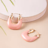Irregular U Shape Hoop Earrings For Women – Gifts for Her — 5