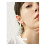 Metal Advanced Geometric Circular Earrings – Birthday Gifts — 5