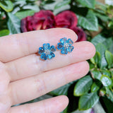 Women's Love Petal Zircon Earrings – Gifts for Her — 2