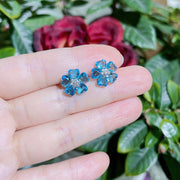 Women's Love Petal Zircon Earrings – Gifts for Her — 2