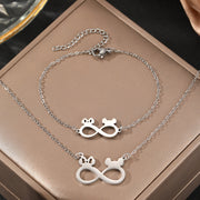 Stainless Steel Geometric 8-word Necklace – Jewelry Gift Ideas — 3