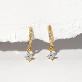 Small And Beautiful Flower Earrings Micro-inlaid – Meaningful Gifts — 5