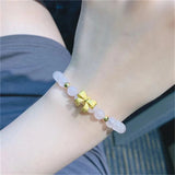 14k Gold Bow And Tian Qingyu Bracelet – Jewelry Gift Ideas — 4
