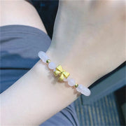 14k Gold Bow And Tian Qingyu Bracelet – Jewelry Gift Ideas — 4