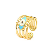Devil's Eye Hip Hop Opening Adjustable Ring – Stylish Gifts — 2