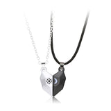 Wishing Stone Couple Necklace Sun Moon Love Simple – Gifts for Couples — 3