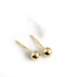 Sterling Silver Beans Round Bead Earrings – Thoughtful Gifts — 6