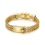 Fongten Boxing Mesh Link Chain Gold Color Men – Jewelry Gift Ideas — 5