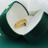 Women's Retro Double-layer Lvzuan Ring – Gifts for Her — 5