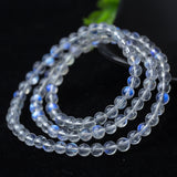 Blue Moonstone Near Body Three Rings Bracelet – Jewelry Gift Ideas — 3