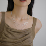 Women's Sparkling Three-layer Twin Necklace – Jewelry Gift Ideas — 4