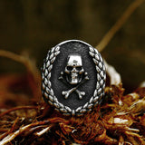 Retro Personalized U-shaped Stainless Steel Ring – Holiday Gift Ideas — 4