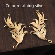 Cast Copper Peacock Feather Pendant – Jewelry Gift Ideas — 2