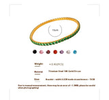 Colorful Zircon Stretch Bracelet Titanium Steel – Jewelry Gift Ideas — 2