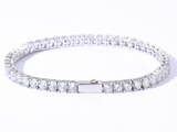 Hip Hop Spring Buckle Single Row Tennis Chain – Jewelry Gift Ideas — 9