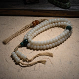 White Jade Men's Playing Bracelet Rosary Women's – Jewelry Gift Ideas — 1