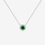 S925 Sterling Silver Zircon Lucky Stone Necklace – Jewelry Gift Ideas — 2