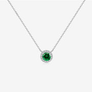 S925 Sterling Silver Zircon Lucky Stone Necklace – Jewelry Gift Ideas — 2