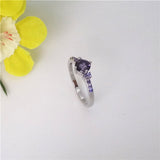Women's Purple Gemstone Copper Ring – Gifts for Her — 2