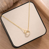 Double Buckle Necklace Women's Accessories Small – Stylish Gifts — 6