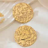 Simple Style Exaggerated Alloy Round Texture – Stylish Gifts — 5