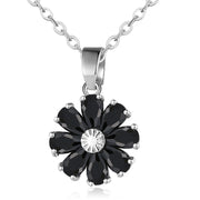Copper Zircon Floral Diamond Necklace Stud – Jewelry Gift Ideas — 5