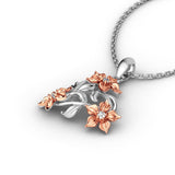 Women's Two-color Rose Gold Necklace – Jewelry Gift Ideas — 2