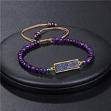 Natural Stone Woven Bracelet Mixed Shape Beads – Jewelry Gift Ideas — 5