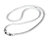 925 Silver Horseshoe Chain 60mm Curb Necklace – Jewelry Gift Ideas — 8