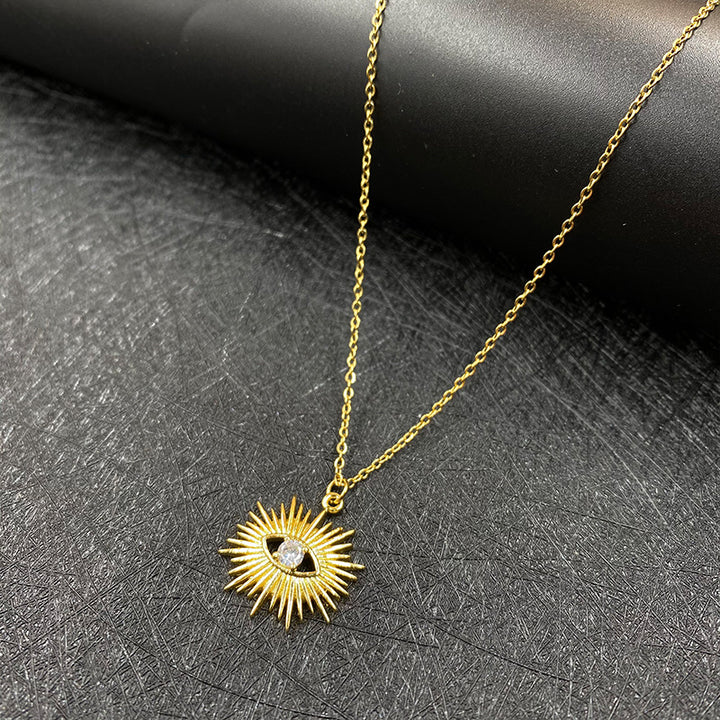 Boho Evil Bllue Eye Necklace For Women Men Snake – Jewelry Gift Ideas — 1