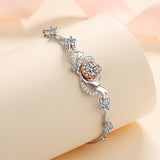 A Rose Bracelet Female S925 Silver Bracelet – Jewelry Gift Ideas — 1