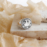 Fashion Exaggerated Letter Portrait Retro Ring Female – Stylish Gifts — 5