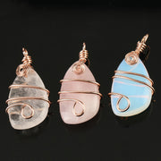 Irregular Stone Winding Drop Pendant Necklace – Jewelry Gift Ideas — 1