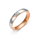 Stainless Steel Couple Ring With Diamond Style – Stylish Gifts — 4