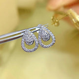 Geometric Water Drop Earrings Hollowed Out – Stylish Gifts — 1