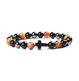 Colorful Tigereye Cross Agate Bracelet – Jewelry Gift Ideas — 2