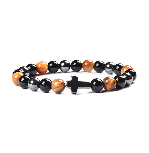 Colorful Tigereye Cross Agate Bracelet – Jewelry Gift Ideas — 2