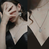 Irregular Face Necklace Pendant Titanium Steel – Jewelry Gift Ideas — 3
