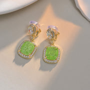 Women's Fashion Elegant Retro Olive Zirconium Earrings – Stylish Gifts — 3