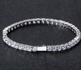 Hip Hop Spring Buckle Single Row Tennis Chain – Jewelry Gift Ideas — 7