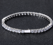 Hip Hop Spring Buckle Single Row Tennis Chain – Jewelry Gift Ideas — 7