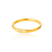 Simple Figure Men's And Women's Stainless Steel Rings – Gifts for Her — 11